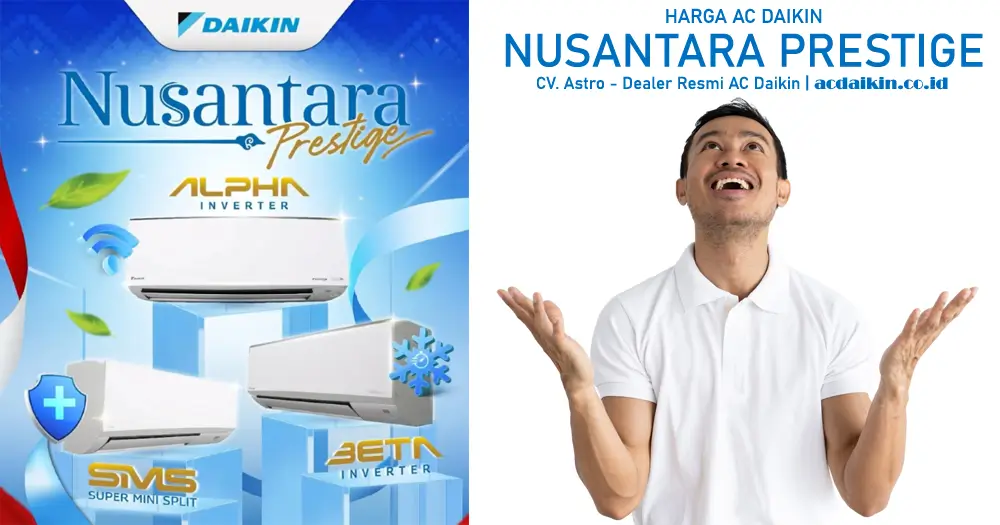 Harga AC Daikin Nusantara Prestige